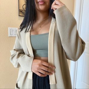 oversized long cardigan